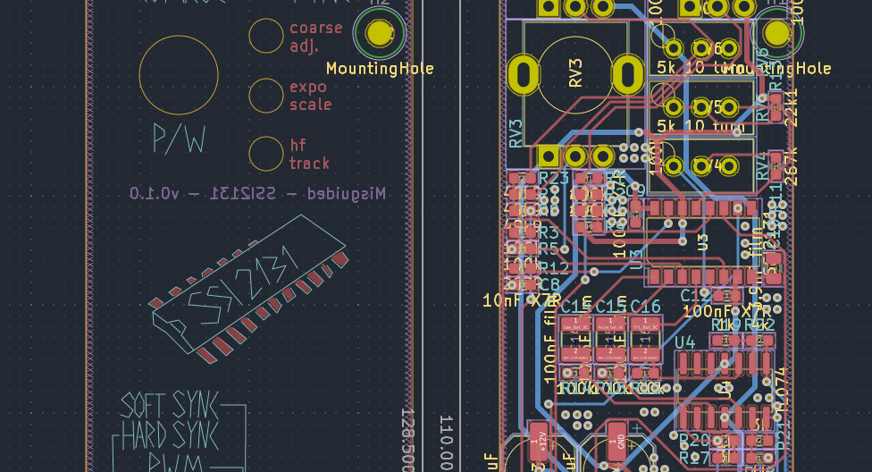 Card image for Misguided Modules: SSI2131 VCO